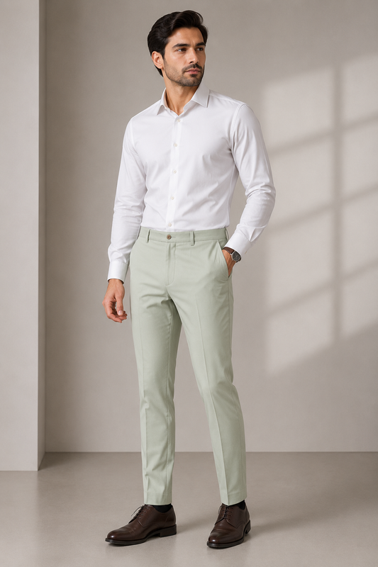 Trouser Fabric - Mint Green