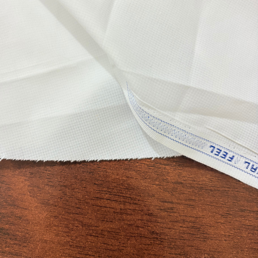 Royal Feel White Fabric — for Shirts & Kurtas