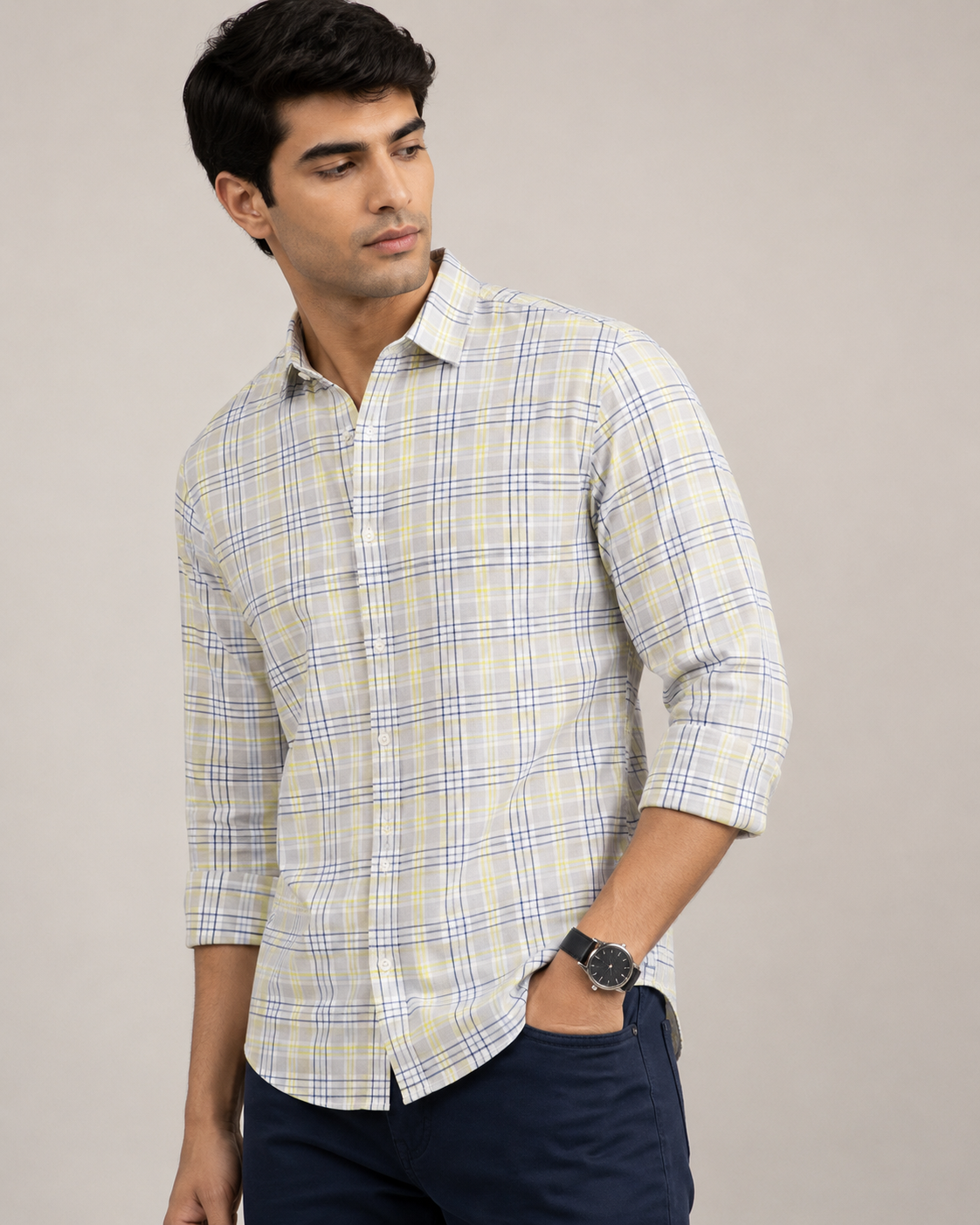 100% Cotton Summer Checks Fabric