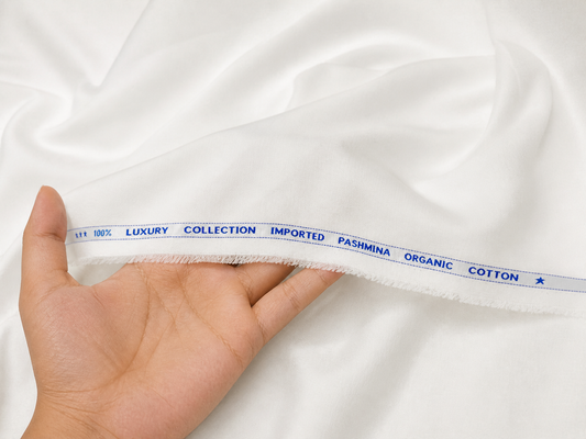 100% Imported - Pashmina Cotton Fabric