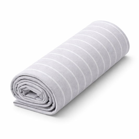 Premium Grey Pinstripe Cotton Shirting Fabric