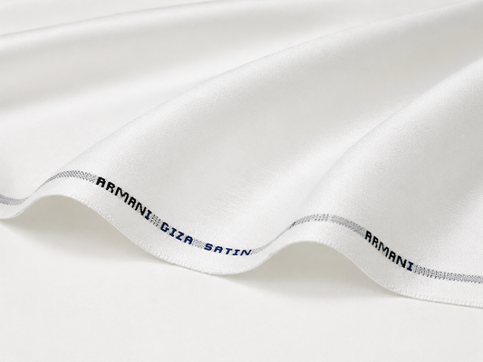 Armani Giza Satin Pure Organic Fabric