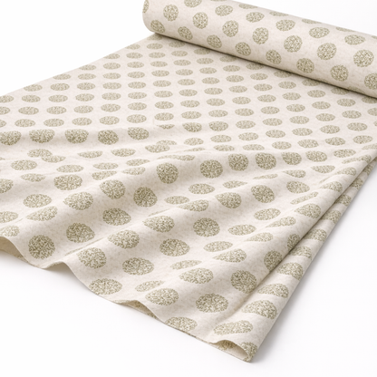 Booti Print Linen blend Fabric