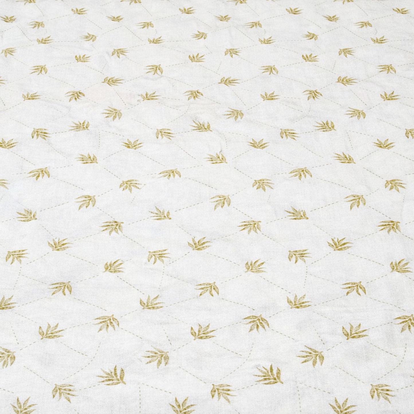 Palm Tree Print Linen blend Fabric