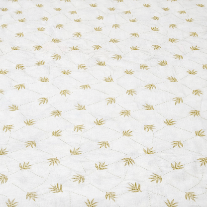 Palm Tree Print Linen blend Fabric