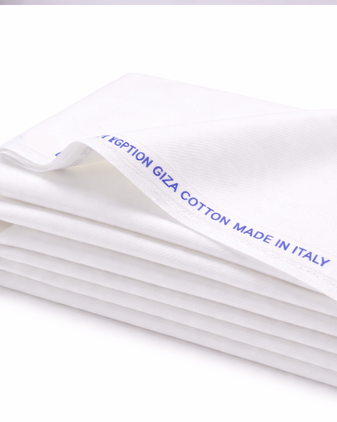 Eygptian Giza Cotton – Made in Italy White Fabric — for Shirts & Kurtas