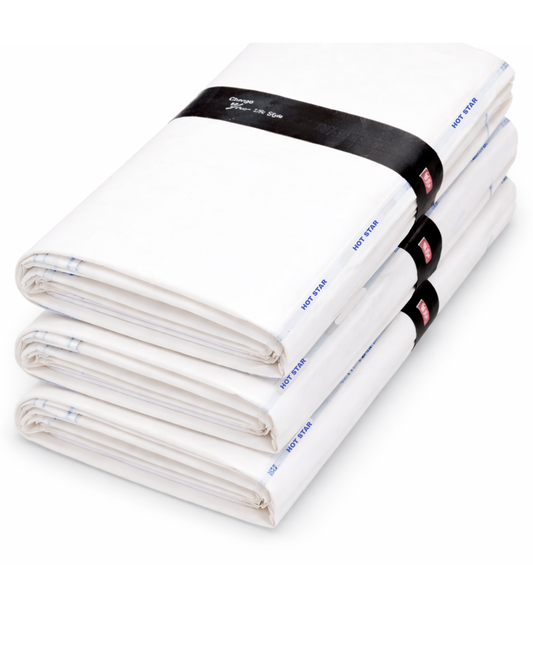 Hotstar White Fabric — for Shirts & Kurtas