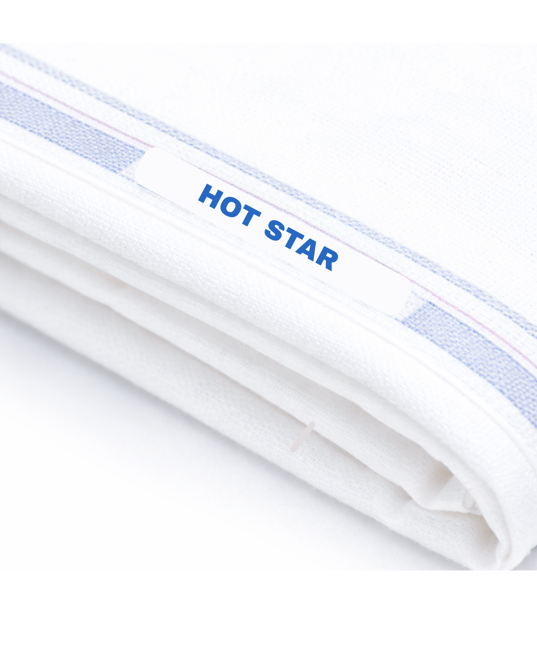 Hotstar White Fabric — for Shirts & Kurtas