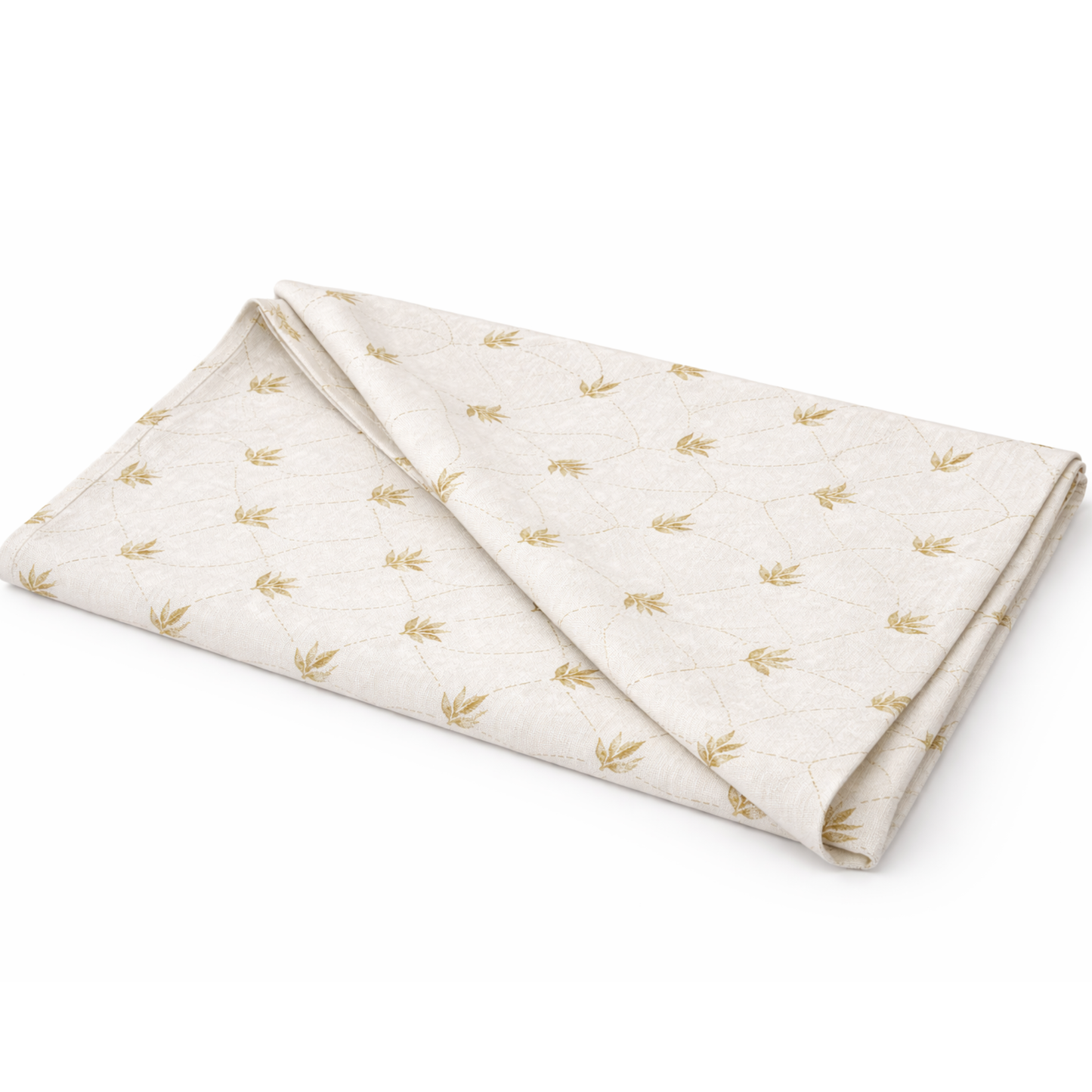 Palm Tree Print Linen blend Fabric