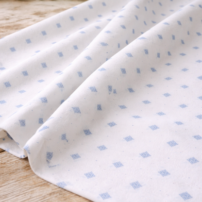 Geometric Buti Print Linen Blend Fabric