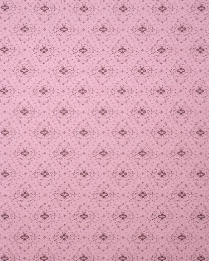 Dusty Rose Floral Printed Fabric Premium Cotton Fabric