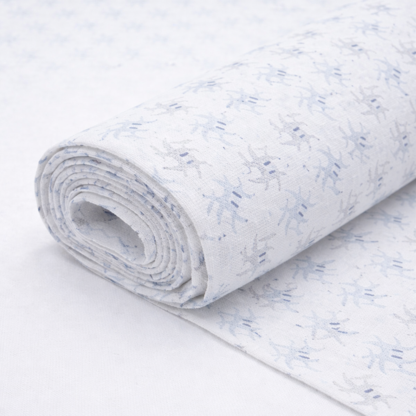 Brush Stroke Delight Print  Fabric for Shirts