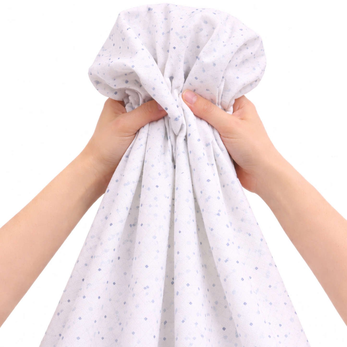 Polka Dot with Micro Check Base Delight Print Fabric for Shirts