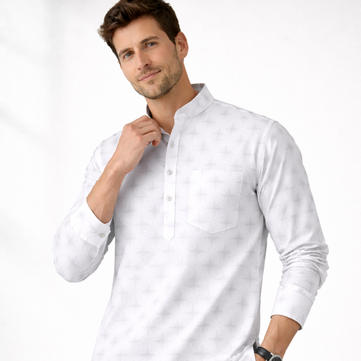 Travis Cotton Nova Prints Fabric for Shirts & Kurta