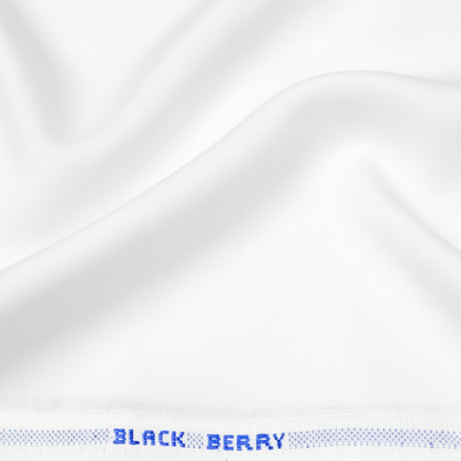 Blackberry White Fabric — for Shirts & Kurtas