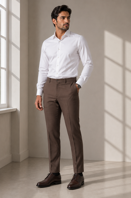 Hazel Cross Weave — Trouser Fabric