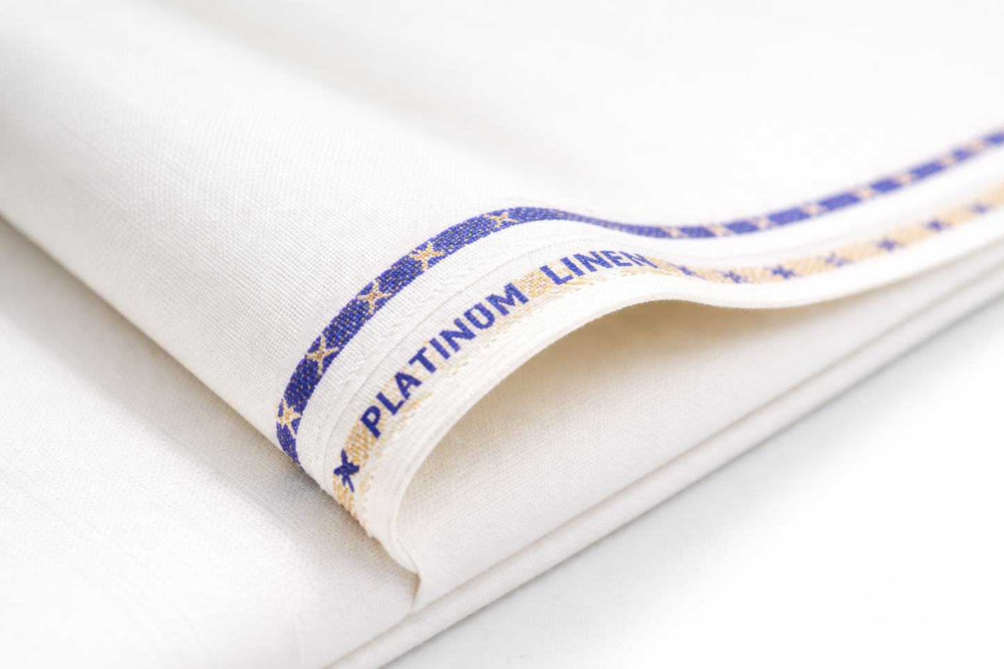 Platinam Linen White Fabric – Premium Quality for Shirts & Kurtas