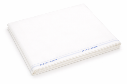 Blackberry White Fabric — for Shirts & Kurtas
