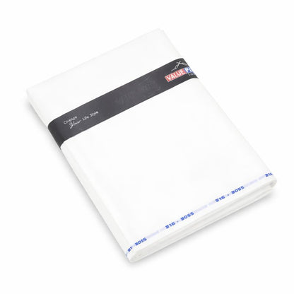 Big Boss White Fabric — for Shirts & Kurtas