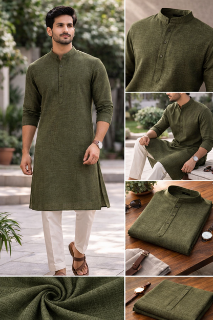 Mystic Elite Starch Finish Cotton – Luxury Shirt & Kurta Fabric