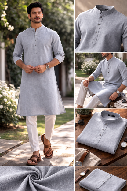 Mystic Elite Starch Finish Cotton – Luxury Shirt & Kurta Fabric