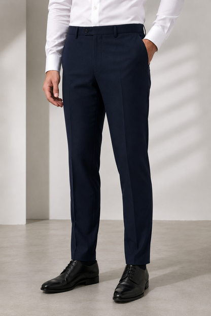 Trouser Fabric - Navy Blue