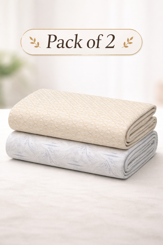 Pack of 2 - Royal Beige & Sky Leaf