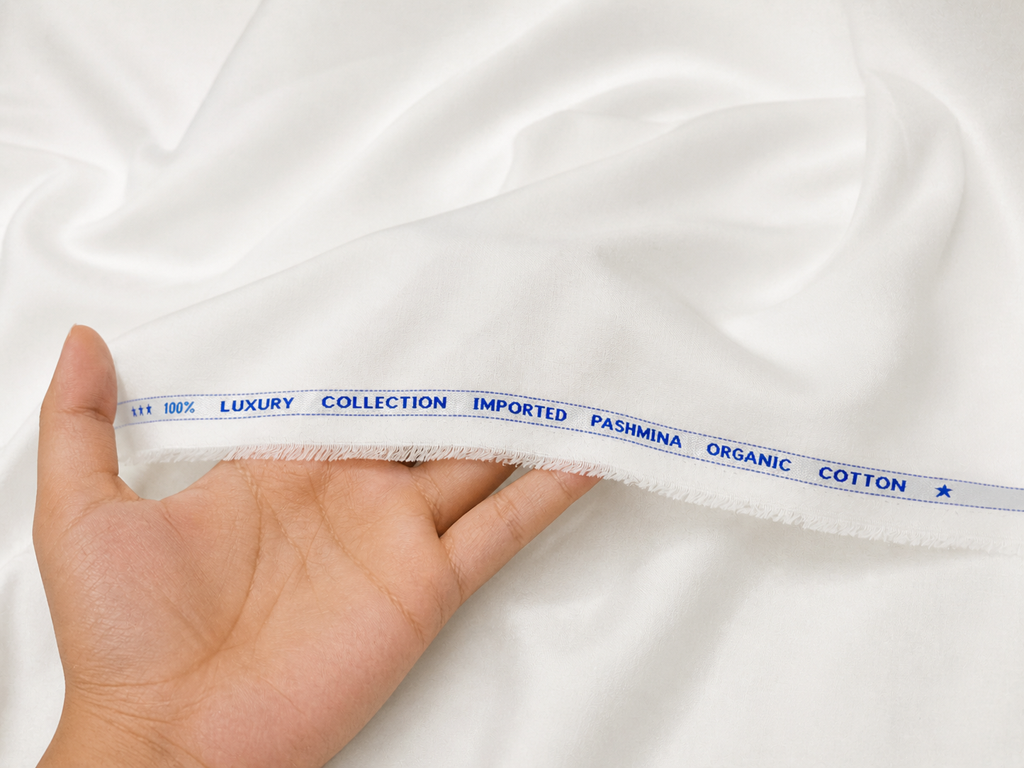 100% Imported - Pashmina Cotton Fabric