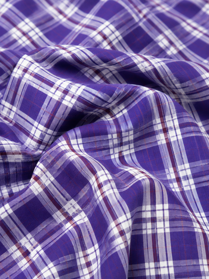 100% Cotton Tartan Checks Soft Fabric