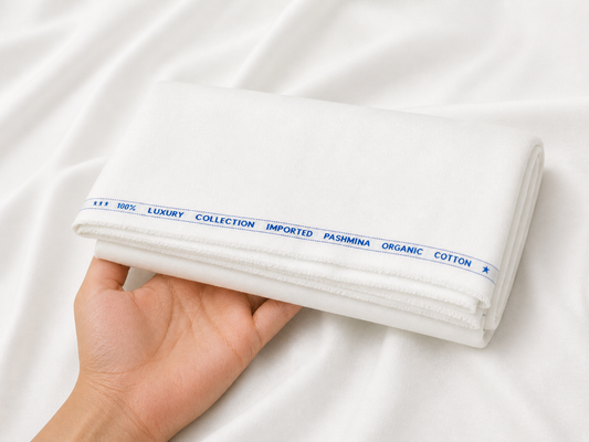 100% Imported - Pashmina Cotton Fabric