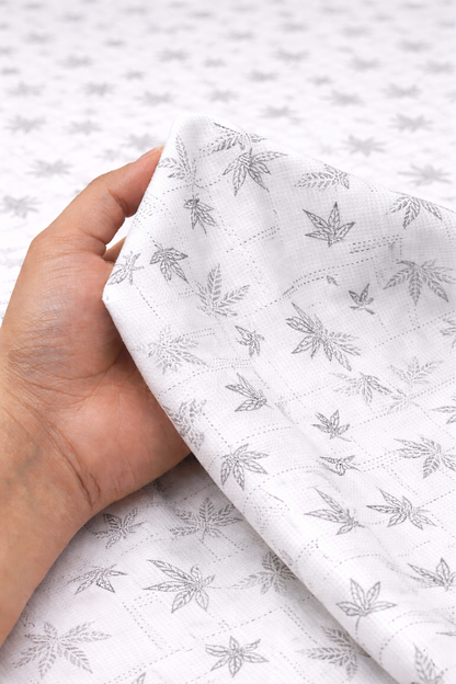 Nature Leaf Print Fabric