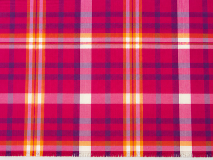 100% Cotton Madras Check Fabric