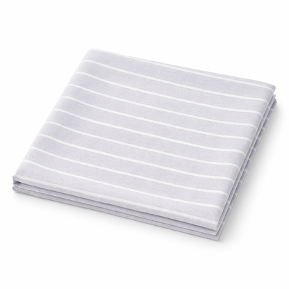 Premium Grey Pinstripe Cotton Shirting Fabric