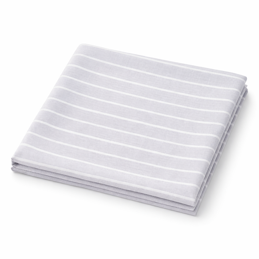 Premium Grey Pinstripe Cotton Shirting Fabric