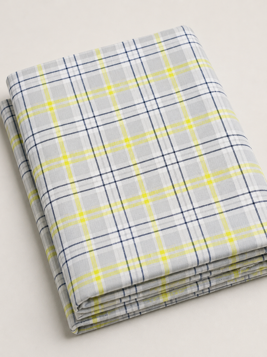 100% Cotton Summer Checks  Fabric