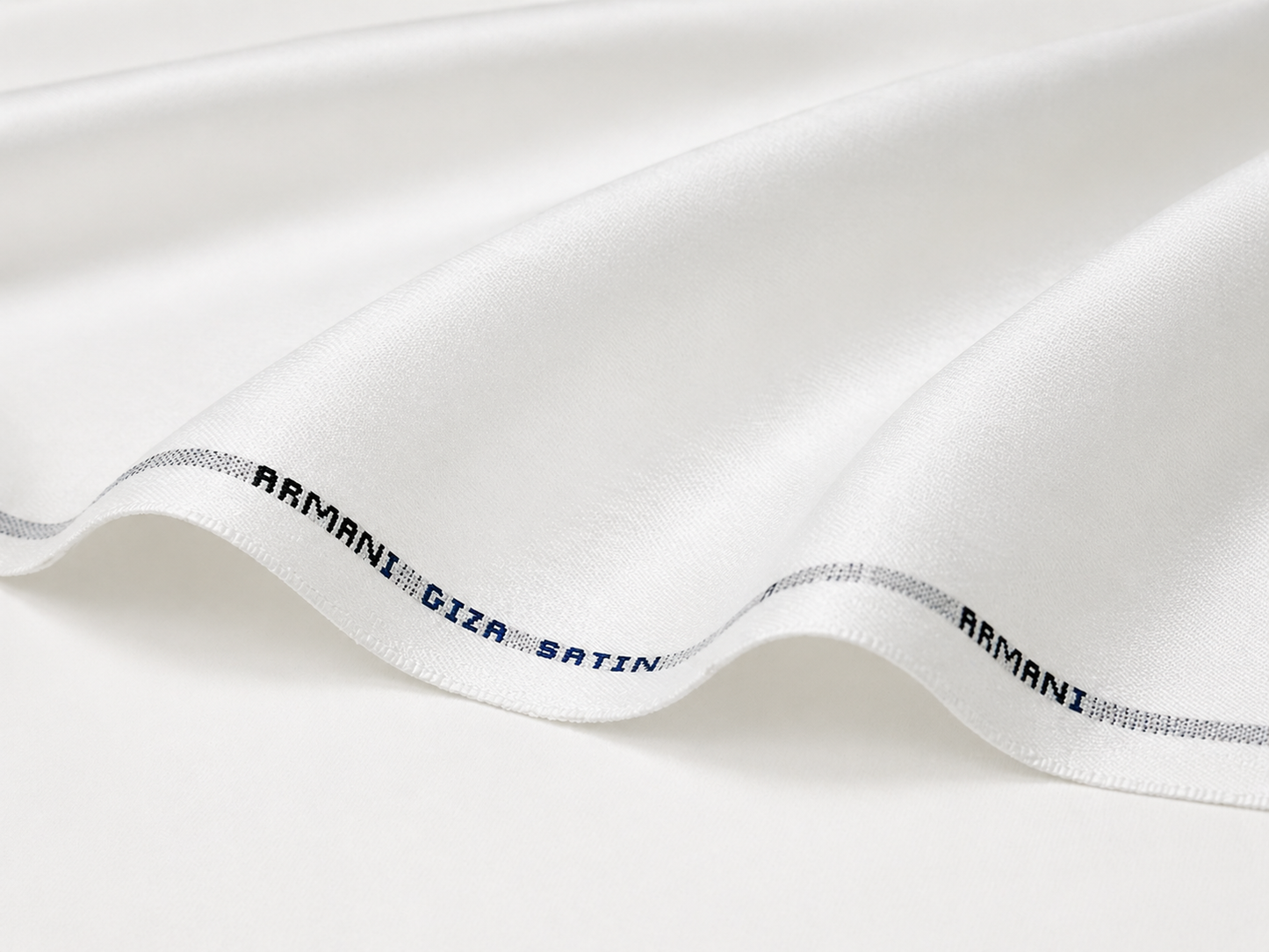 Armani Giza Satin Pure Organic Fabric