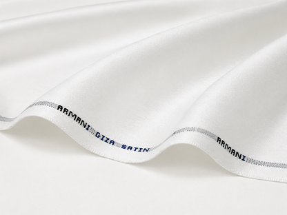 Armani Giza Satin Pure Organic Fabric