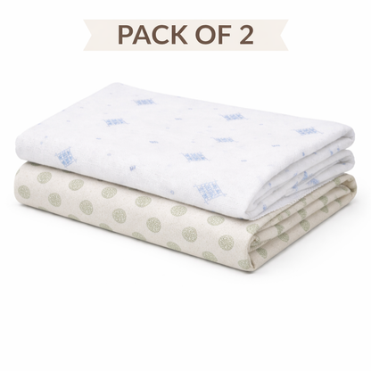 Combo Pack Of 2 Botanical Buti Print + Inspired Geometric Print