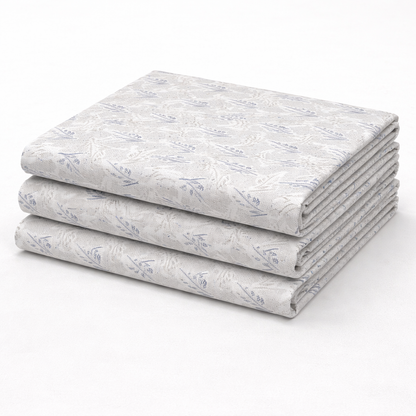 Flying Leaf Print Cotton Fabric
