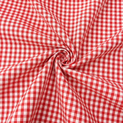 100% Cotton Seersucker (Gingham Checks) Soft Fabric for women
