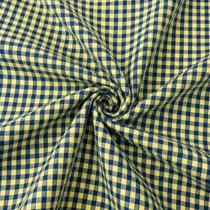 100% Cotton Seersucker (Gingham Checks) Soft Fabric for women